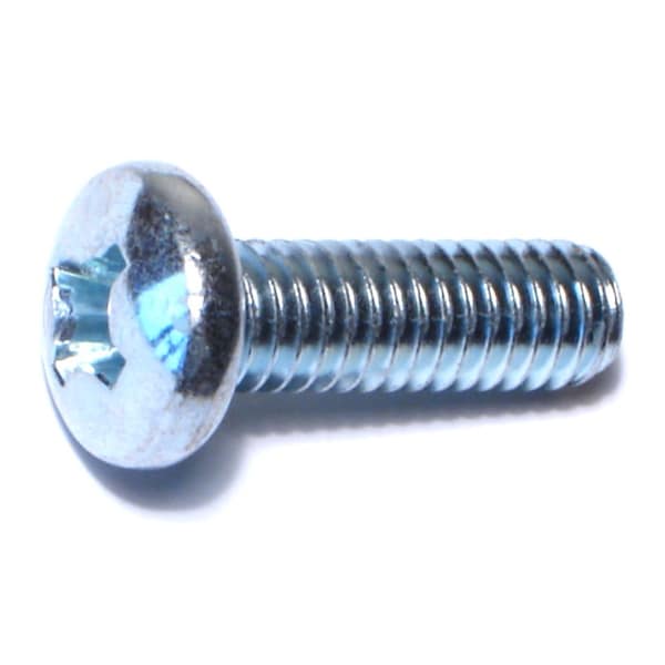 Midwest Fastener 5/16"-18 x 1 in Phillips Pan Machine Screw, Zinc Plated Steel, 15 PK 77542 - main
